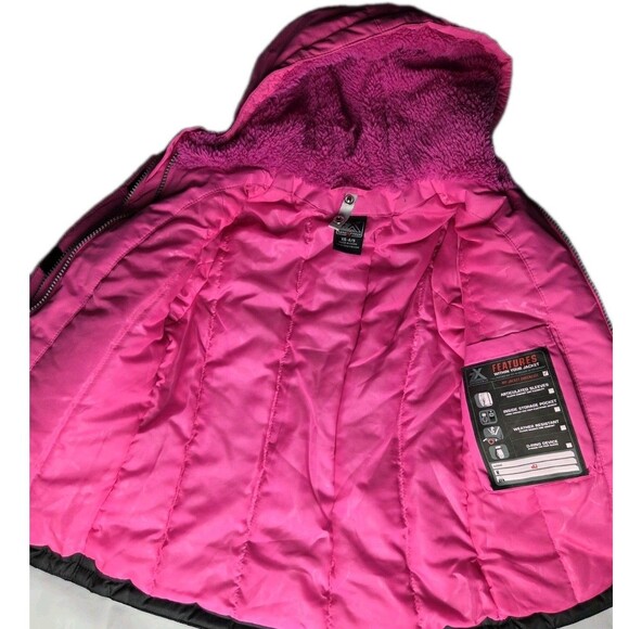 Zeroxposur 3-in-1 WINTER Snow JACKET Ski GIRLS Sz 4-5 XS Black Pink NEW W/ TAGS - Picture 5 of 13